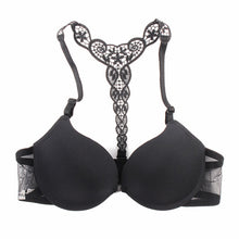 Sexy Push Up Bras for Women Front Closure Lace Racer Back Racerback Bra Smooth 32-36B PY4 Y3 ILML