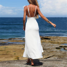 Sexy Women Dresses V-Neck Bodycon Beach Boho Backlesaxi Sundress Long Dress PY1 ILML