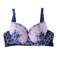 Sexy Women Embroidery lace Lingerie Push Up Bra and Panty Sets Brassiere Underwear ILML