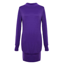 Sexy Women Korean Long Sleeve Knit Sweater Bodycon Slim Party Club Dress ILML