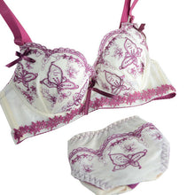 Sexy Women Floral Embroidery Push Up Padded Underwear Bra  Pant Set Brassieres Y46 P18 ILML