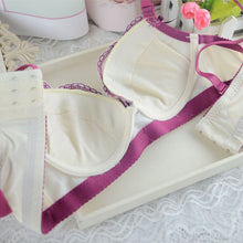 Sexy Women Floral Embroidery Push Up Padded Underwear Bra  Pant Set Brassieres Y46 P18 ILML