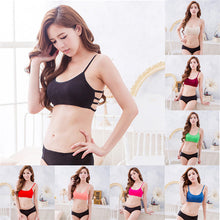 Sexy Women Hollow Back Midriff Shirt Tank Top Bra Wrap Vest Chest Bra ILML