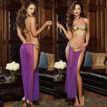 Sexy Women Lingerie Lace Dress Erotic Babydoll Underwear Dress  Bra Handcuff Nightwear ILML