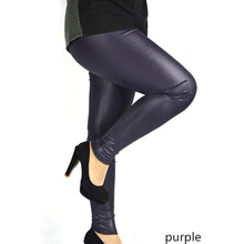 Sexy Women Lady Plus Size 3XL 4XL Skinny High Waist Faux Leather Leggings Pants ILML