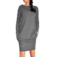 Sexy Women Long Sleeve Warm Bodycon Dress Sweatshirt Party Short Mini Jumper Dresses  ILML