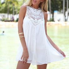 Sexy Women Loose Chiffon Dress Party Dress Short Mini Dresses  ILML