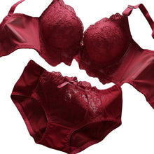 Sexy Women Push Up Lace Bra and Panty s Set Embroidery Underwear Lingerie Bras Suit ILML