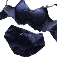 Sexy Women Push Up Lace Bra and Panty s Set Embroidery Underwear Lingerie Bras Suit ILML