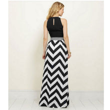 Sexy Women Striped Long Maxi Dress Ladies Boho Beach Elegant Sundress Dresses LE3 ILML