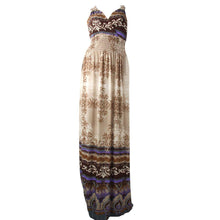 Sexy Women Floral V Neck Bodycon Beach Dress Boho Bohemia Maxi Long Dresses  ILML