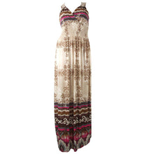 Sexy Women Floral V Neck Bodycon Beach Dress Boho Bohemia Maxi Long Dresses  ILML
