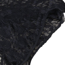 Sexy Women's Black Thin Lace Bra Tops  Panty Underwear Sets Breathable Hollow Out Crop Tops ILML
