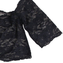 Sexy Women's Black Thin Lace Bra Tops  Panty Underwear Sets Breathable Hollow Out Crop Tops ILML
