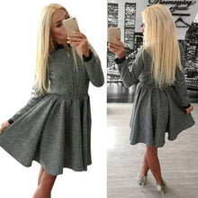 Sexy Women's Body-con Long Sleeve Short Mini Dresses Zipper Pleated Casual Dress PY8 ILML