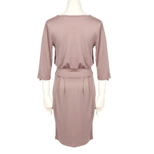 Sexy Women's Elegant Wear to Work Party Dress Round Neck Straight Formal Club Dresses With Belt ILML