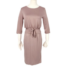 Sexy Women's Elegant Wear to Work Party Dress Round Neck Straight Formal Club Dresses With Belt ILML