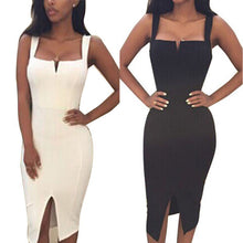 Sexy Womens Sleeveless Bandage Bodycon Maxi Party Dress ILML