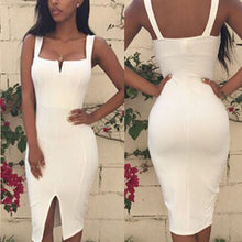 Sexy Womens Sleeveless Bandage Bodycon Maxi Party Dress ILML