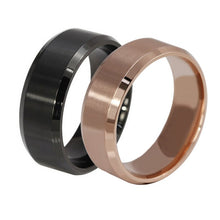 Size 5-14 Stainless Steel Rings for Men Women Wedding Band Silver Black Gold Rose 8mm Ring Y8 ILML