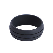 Size 8 9 10 11 12 Men Women 9mm Cozy Rubber Silicone Rings Flexible Wedding Band ILML