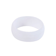 Size 8 9 10 11 12 Men Women 9mm Cozy Rubber Silicone Rings Flexible Wedding Band ILML