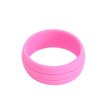 Size 8 9 10 11 12 Men Women 9mm Cozy Rubber Silicone Rings Flexible Wedding Band ILML
