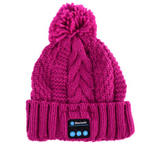 Soft Warm Beanies Hats for Women Wireless Bluetooth Smart Caps Headphone Headset Speaker Mic ILML