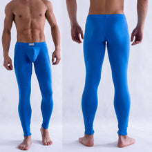 Solid Color Men's Long Johns Pants Thermal Underwear Low Rise Underpant  ILML