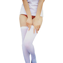 Solid Color Women Lady Girl Thigh High Stockings Over Knee Cotton Long Stocking  ILML