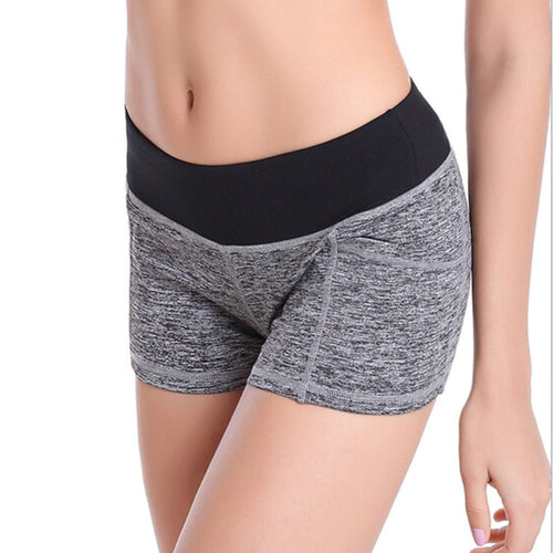 Solid Colors Seamless Stretch Women Shorts Spandex Workout Basic Plain Tight ILML