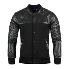 Stylish Men Cool PU Leather Jacket Coat Motorcycle Style Punk Slim Jackets Outwear ILML