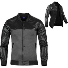Stylish Men Cool PU Leather Jacket Coat Motorcycle Style Punk Slim Jackets Outwear ILML