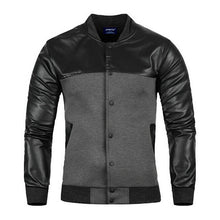 Stylish Men Cool PU Leather Jacket Coat Motorcycle Style Punk Slim Jackets Outwear ILML