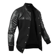 Stylish Men Cool PU Leather Jacket Coat Motorcycle Style Punk Slim Jackets Outwear ILML