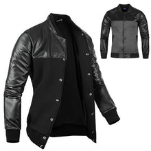 Stylish Men Cool PU Leather Jacket Coat Motorcycle Style Punk Slim Jackets Outwear ILML