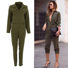 Stylish Women Sexy Jumpsuit Long Sleeve Jumpsuits Cotton Rompers Clubwear Romper ILML