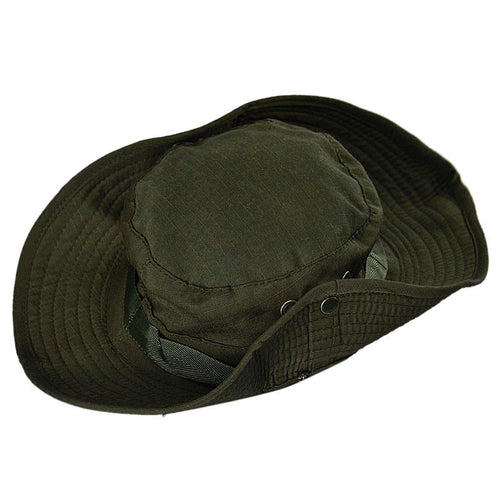 Adult Men Women Cap Bucket Hat Sun Hats Wide Cap Brim Military Hat  ILML