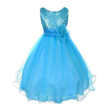 Baby Dresses Girls Sequin Flower Bowknot Birthday Wedding Party Tutu Dress Girl Vestido PY2 ILML