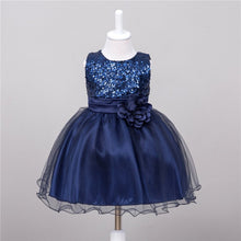 Baby Dresses Girls Sequin Flower Bowknot Birthday Wedding Party Tutu Dress Girl Vestido PY2 ILML