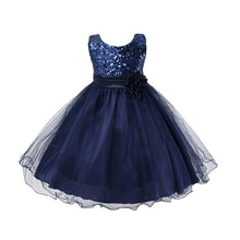 Baby Dresses Girls Sequin Flower Bowknot Birthday Wedding Party Tutu Dress Girl Vestido PY2 ILML