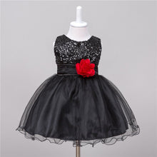 Baby Dresses Girls Sequin Flower Bowknot Birthday Wedding Party Tutu Dress Girl Vestido PY2 ILML