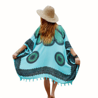 Beach Cover Up Bikini Boho Scarf Women Scarf Tapestry Luxury Mala Bohemian Shawls Scarves Stoles Bohemian ILML