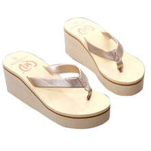 Bohemian Women Shoes High Heels Flip Flops platform wedges women Sals Flip slippers woman shoes designer ILML