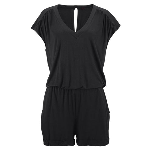 Cosy Sexy Women's V Neck Mini Playsuit Ladies Jumpsuit Party Shorts Beach Shorts Femme ILML