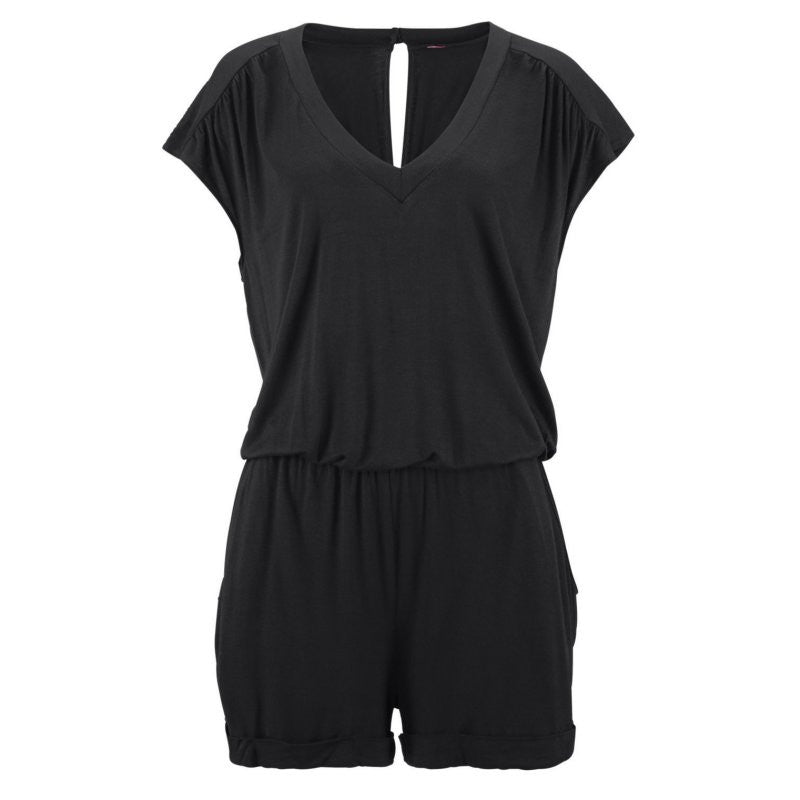 Cosy Sexy Women's V Neck Mini Playsuit Ladies Jumpsuit Party Shorts Beach Shorts Femme ILML