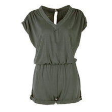 Cosy Sexy Women's V Neck Mini Playsuit Ladies Jumpsuit Party Shorts Beach Shorts Femme ILML