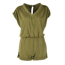 Cosy Sexy Women's V Neck Mini Playsuit Ladies Jumpsuit Party Shorts Beach Shorts Femme ILML
