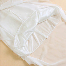 Long Dresses Back Hollow Elegant Beach Casual Solid White Women Chiffon Lace Dress L4 ILML