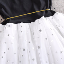 Style Children Kids Baby Girls One Piece Dresses Stars Sequins Tulle Bow Dress Tutu Dress ILML